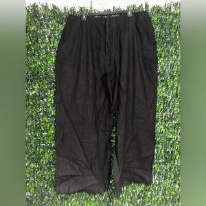 Old Navy Black Linen Pants